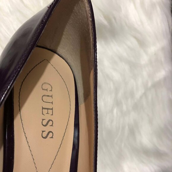 Dark Purple Guess Heels (9) - Picture 6 of 12